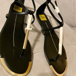 Dolce Vita Black Archer Sandals Size 9.5